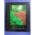 Framed Motivational Poster "Service", 24 x 30 Framed Motivational Poster "Service", 24 x 30